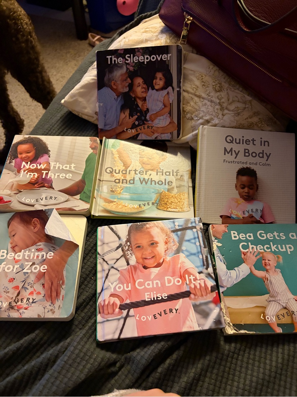 Lovevery Board Book Lot - Assorted Kids Titles - Multicolor 7 books in the lot